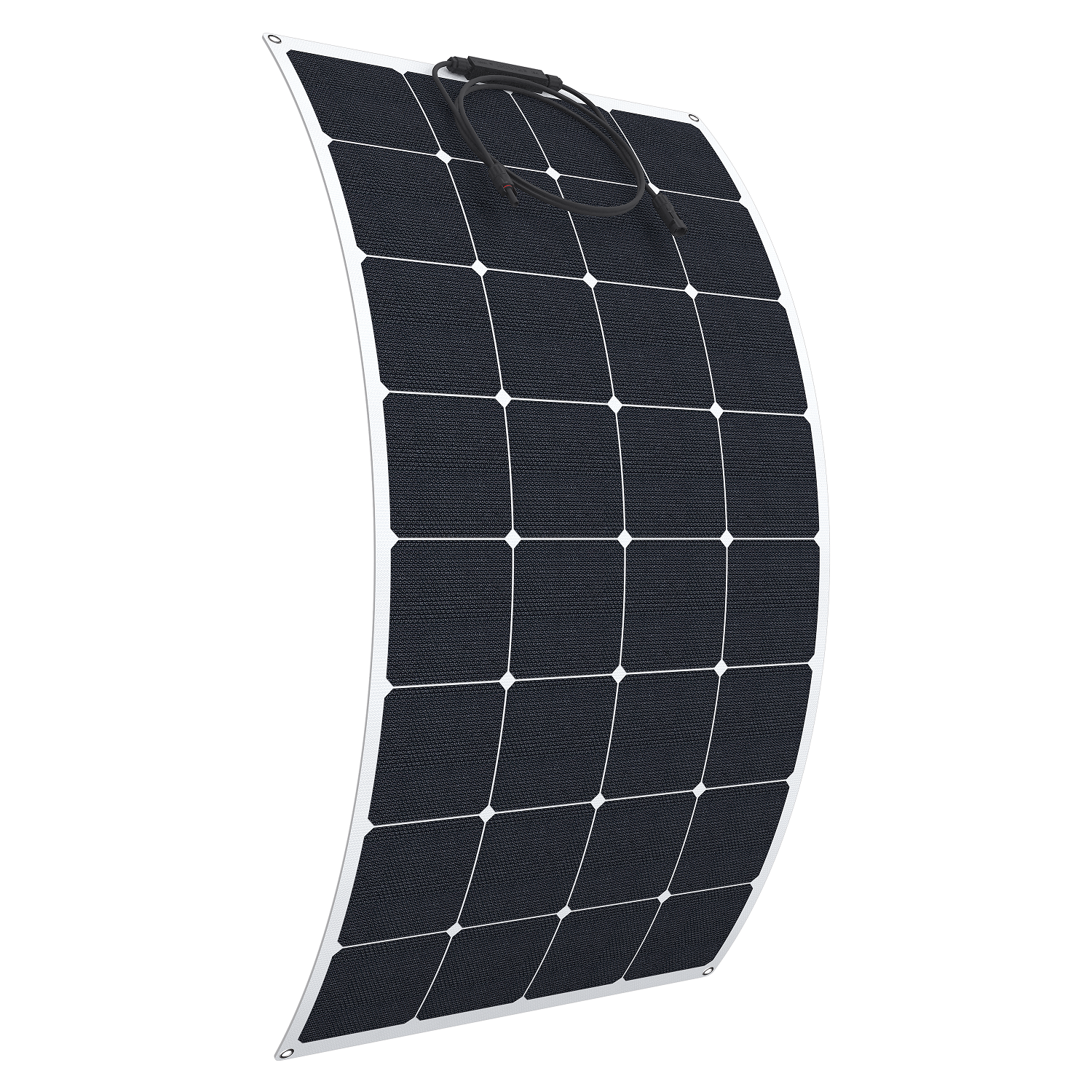 Sunpower ETFE Custom 100W 18V Monocrystalline Semi Flexible Solar Panels Kits for Roof Car RV Boating Camping