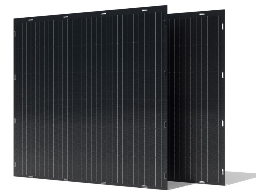 200W fully black balcony panel